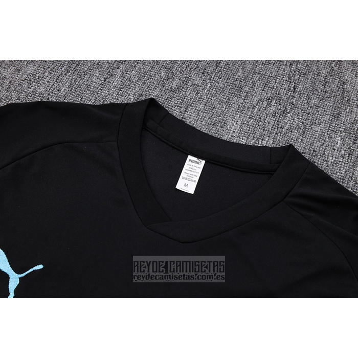 Chandal del Manchester City Manga Corta 2022-2023 Negro